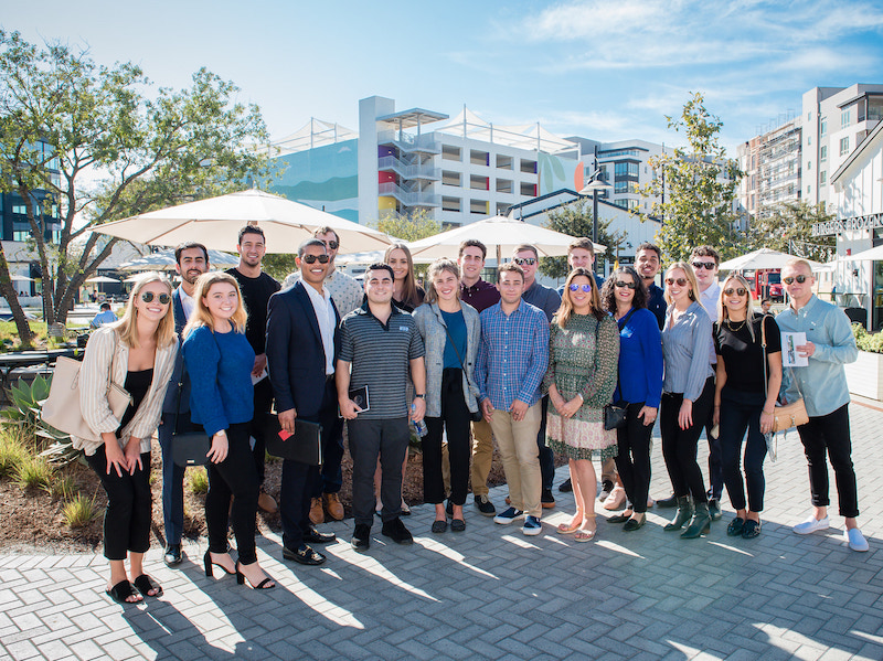 Photo of USD undergraduate student site tour